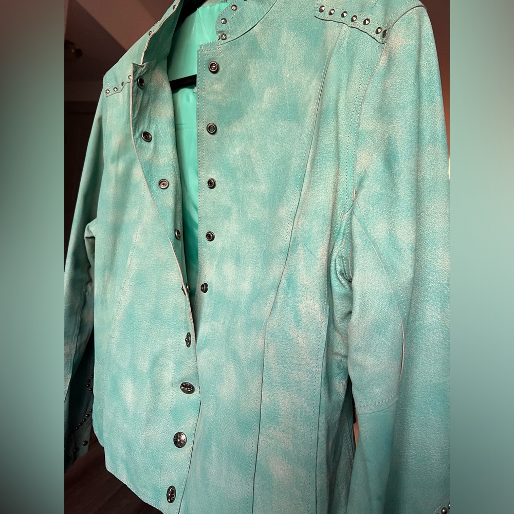 Cripple Creek genuine leather, studded jacket, size XL - Picture 3 of 13